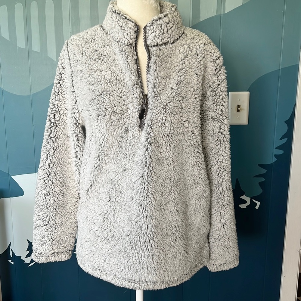 Teddy Half Zip Pullover